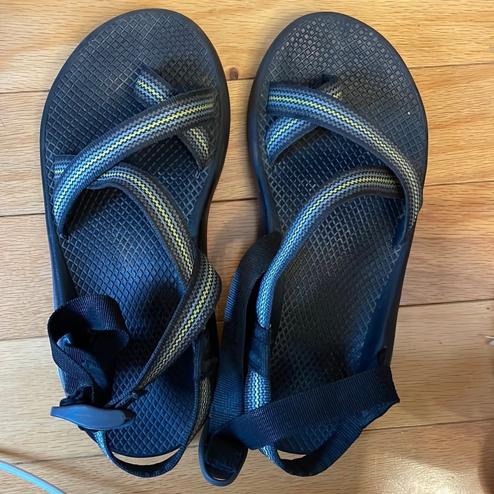 Mens Blue/Green Chacos
